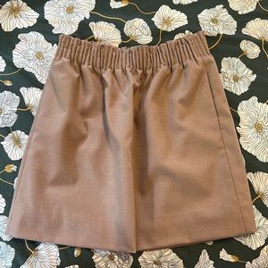 J Crew paper bag waist wool blend skirt